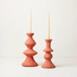 Short Clay Taper Candle Holder Red - Opalhouse™ Designed With Jungalow™ -Opal House Store GUEST 030eda6c 85df 45b9 bbc4 07bae42656d4 1