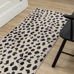 Daffodil Leopard Print Woven Rug - Threshold™ -Opal House Store GUEST 0efea80e 333d 4d53 ba99 3047838bb320