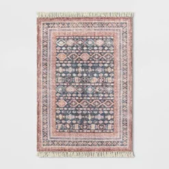 Alexandra Floral Printed Border Persian Rug Blush - Opalhouse™ -Opal House Store GUEST 13831d26 e9c0 4d66 95de 449574be25e7