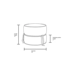 Olivia Round Pouf Rust - Opalhouse™ Designed With Jungalow™ -Opal House Store GUEST 2dec2442 055a 49e6 a91f e3a92174e078