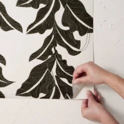 Botanical Leaf Peel And Stick Wallpaper Black/White - Opalhouse™ Designed With Jungalow™ -Opal House Store GUEST 3095b8ff 6f52 48aa 8a4a 02a4870ccbf4