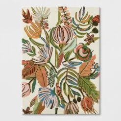 Floral Wool Tufted Area Rug Pink/White - Opalhouse™ -Opal House Store GUEST 31188344 1764 41c8 b8db cf880ff73088