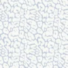 Animal Print Peel & Stick Wallpaper White/Light Blue - Opalhouse™: Removable, Bohemian Leopard Spot, Vinyl, 27.5 Sq Ft