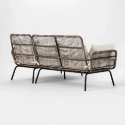 Latigo Patio Sectional Gray/Brown/Linen - Opalhouse™ -Opal House Store GUEST 5eae43d8 5c64 4cc3 9138 f7a903fdf2b9