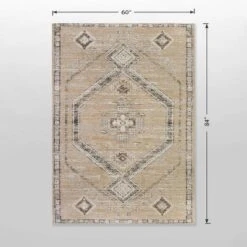 5'x7' Sunset Moroccan Tapestry Rectangular Woven Outdoor Area Rug Light Brown - Opalhouse™ -Opal House Store GUEST 600501e1 0d8a 42f2 9afb 1f6245befe8b