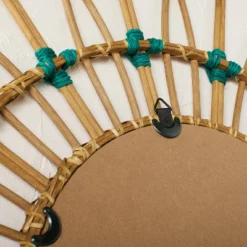 30" Dia Rattan Mirror With Cotton Cord - Opalhouse™ Designed With Jungalow™ -Opal House Store GUEST 609e683e 9806 4ac4 8a85 94ad2e7f6e22