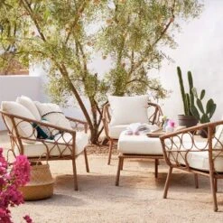 2pc Britanna Outdoor Patio Chairs, Club Chairs Natural - Opalhouse™ -Opal House Store GUEST 6385c2ea 6b29 41a9 8f22 4a71cfddc595