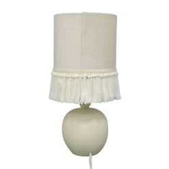 Small Table Lamp With Fringe Shade Off-White (Includes LED Light Bulb) - Opalhouse™ Designed With Jungalow™ -Opal House Store GUEST 6a5a28fb 40e2 4ccf aad5 699d151bc234