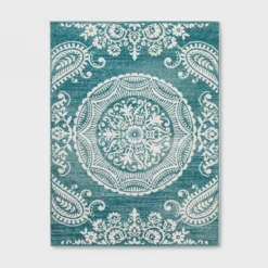 Vintage Medallion Outdoor Rug Turquoise - Opalhouse 6 Vintage Medallion Outdoor Rug Turquoise - Opalhouse -Opal House Store GUEST 6c0eb72d 44c2 4f9e 87fc 5063aebde8d8