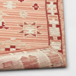 5'x7' Tapestry Rectangular Woven Outdoor Area Rug Red/Pink - Opalhouse™ -Opal House Store GUEST 77b641b6 dcd1 40f9 b161 7be739e1e714
