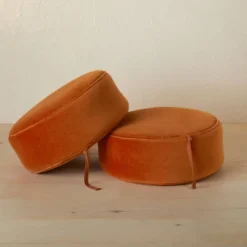 Olivia Round Pouf Rust - Opalhouse™ Designed With Jungalow™ -Opal House Store GUEST 82af329b 8f41 4a0d 911f baedd52777c2