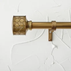 Pierced Drum Curtain Rod Brass - Opalhouse™ Designed With Jungalow™ -Opal House Store GUEST 99799094 1591 4a14 8c22 897f62e39ab5