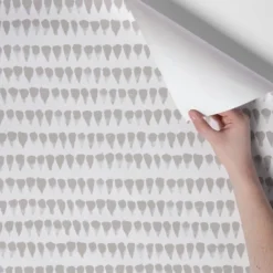 Abstract Striped Peel & Stick Wallpaper Gray/White - Opalhouse™: Removable, Repositionable, Stain-Resistant Vinyl -Opal House Store GUEST b01b0bc2 d748 4aab bb4b ce31695c65a0