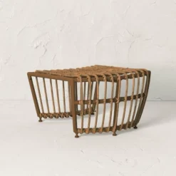 Topanga Club Chair With Ottoman - Blue/Brown - Opalhouse™ Designed With Jungalow™ -Opal House Store GUEST bb0fc57f 6257 4edf bee0 36cd1ab7978e