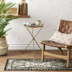 Buttercup Diamond Vintage Persian Woven Rug - Opalhouse