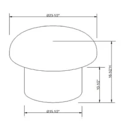 Maddalena Mushroom Stool - Opalhouse™ Designed With Jungalow™ -Opal House Store GUEST c2878331 038a 4ac5 ad14 266eb978ce44