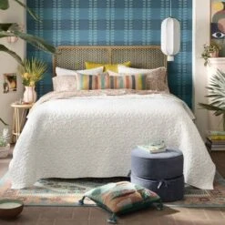 Diskus Plaid Peel And Stick Wallpaper Blue - Opalhouse™ Designed With Jungalow™ -Opal House Store GUEST c3cb3514 8935 4a5e 9a9a 45911d0e6851