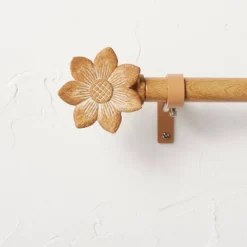 Flower Faux Wood Curtain Rod Natural Wood - Opalhouse™ Designed With Jungalow™ 7 Flower Faux Wood Curtain Rod Natural Wood - Opalhouse™ Designed With Jungalow™ -Opal House Store GUEST c5b5a613 8f9b 4e84 9eff 5ca6e3369a7b