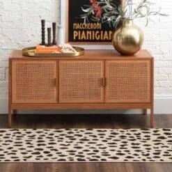 Daffodil Leopard Print Woven Rug - Threshold™ -Opal House Store GUEST ca6f0185 7f07 4025 bbdb 2103d7e23c18