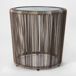 Latigo 3pc Rattan Patio Chat Set, Outdoor Furniture Set - Gray/Brown - Opalhouse™ -Opal House Store GUEST d8cebc9c de65 46b7 835c a1ae4a0dd376