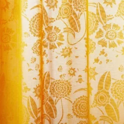 1pc Sheer Idris Printed Burnout Window Curtain Panel Gold - Opalhouse™ Designed With Jungalow™ -Opal House Store GUEST d91b5846 d1d4 4ff0 92ac 4bf31cbfcca2