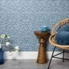 Rainbow Scallops Peel & Stick Wallpaper Blue/White - Opalhouse™: Removable, Temporary, Vinyl, Kitchen Decor