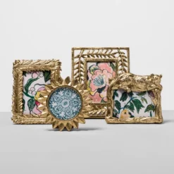 4" X 4" Cast Sunburst Frame Gold - Opalhouse™ -Opal House Store GUEST fd37b239 5c24 4dd7 9ffd e03c865a7260