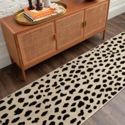 Daffodil Leopard Print Woven Rug - Threshold™ -Opal House Store GUEST fd7ce3b6 e6f3 40a7 83d7 ec02ffd3ec0b