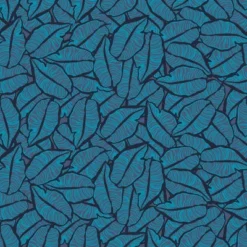 Layered Leaves Peel & Stick Wallpaper Blue - Opalhouse™: Removable, Self-Adhesive, Bohemian Botanical Decor