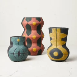 Small Geo Pattern Vase Yellow - Opalhouse™ Designed With Jungalow™ -Opal House Store GUEST ffdfb76e 4af7 4a2f bf54 eb82c22ddd07